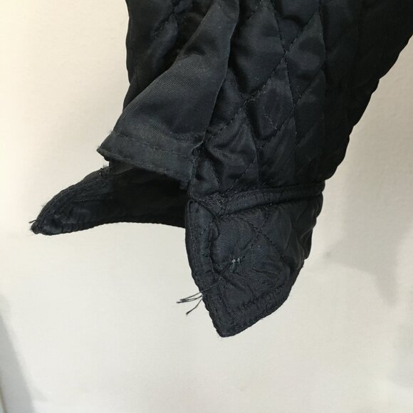 EXPRESS Black Quilted Dolman Sleeve Elbow Patch Jacket - Picture 15 of 15